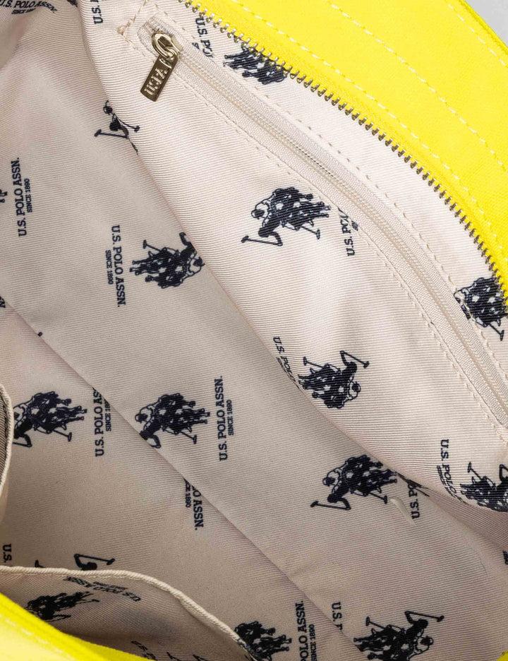 Spatarella Borse Donna Beach In Cotone Giallo