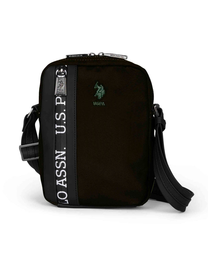 Spatarella Borselli uomo Oliver in nylon nero