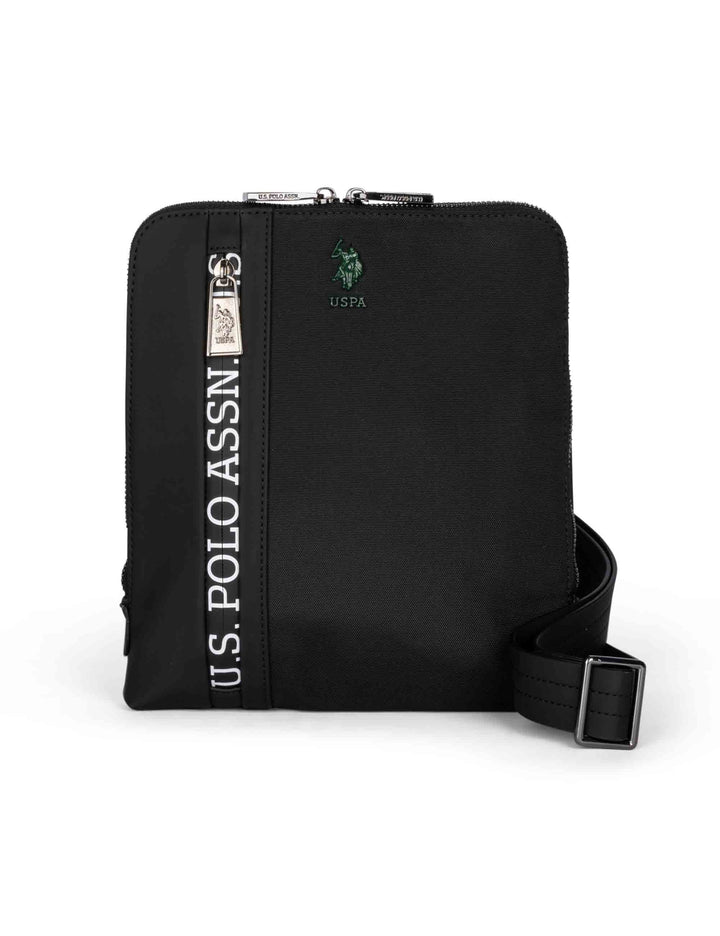 Spatarella Borselli uomo Oliver in nylon nero