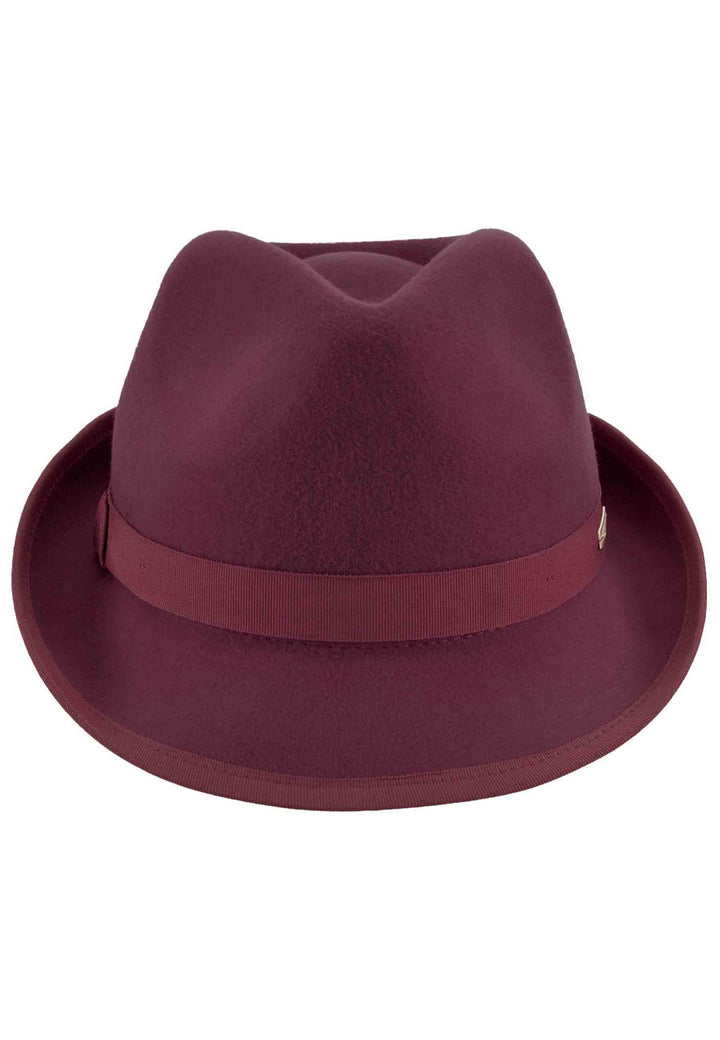 Spatarella Cappello Donna Trilby In Lana Bordeaux