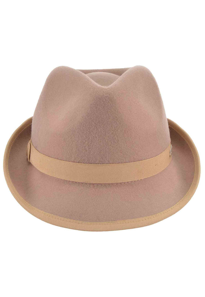 Spatarella Cappello Donna Trilby In Lana Camel