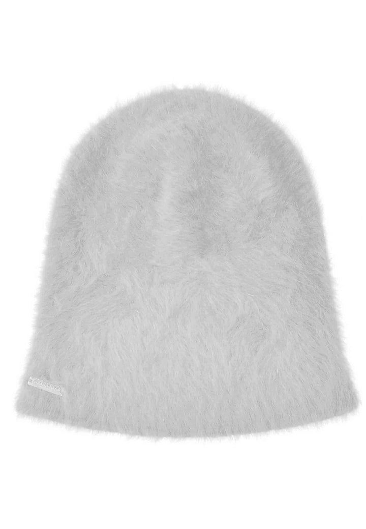 Spatarella Copricapo In Lana D'angora Bianco