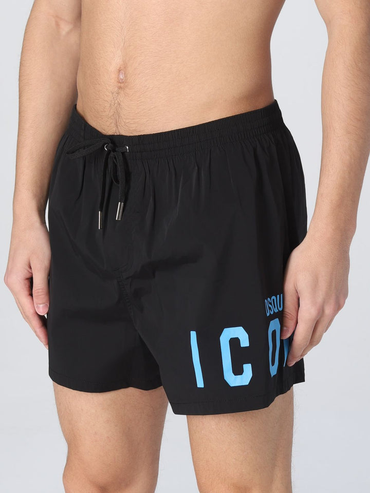 Spatarella Costumi Uomo In Nylon Nero