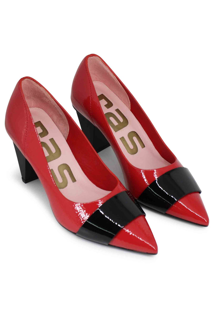 Spatarella Decollete Donna A In Vernice Rossa