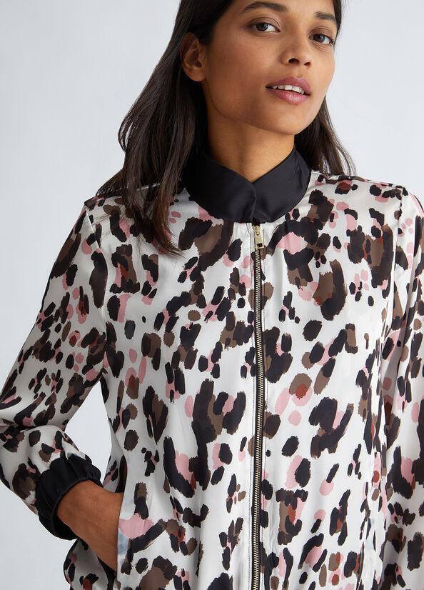 Spatarella Giacche Donna In Raso Animalier