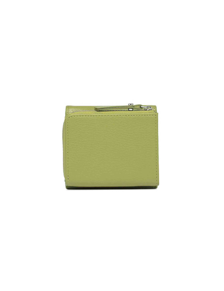 Spatarella Portafogli Donna In Pelle Verde