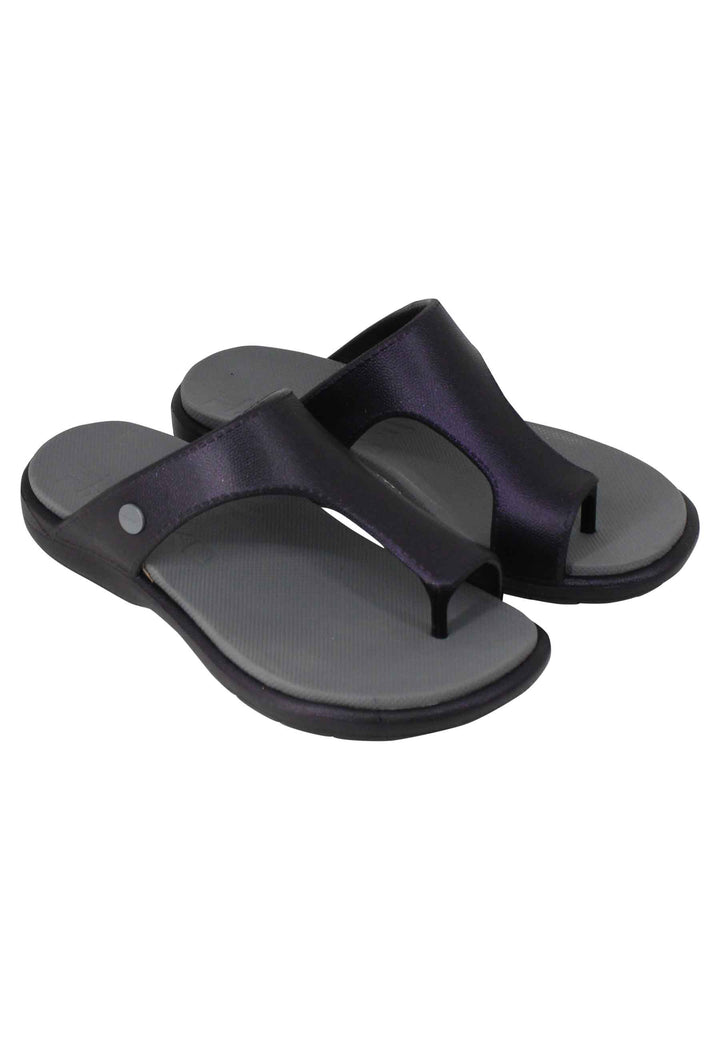 Spatarella Sandali Infradito Donna In Gomma Nera