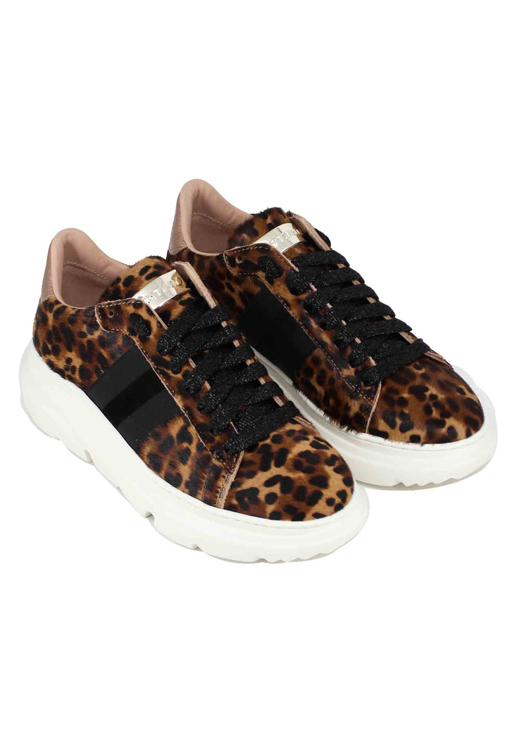 Spatarella Sneakers Da Donna In Pelle Maculata
