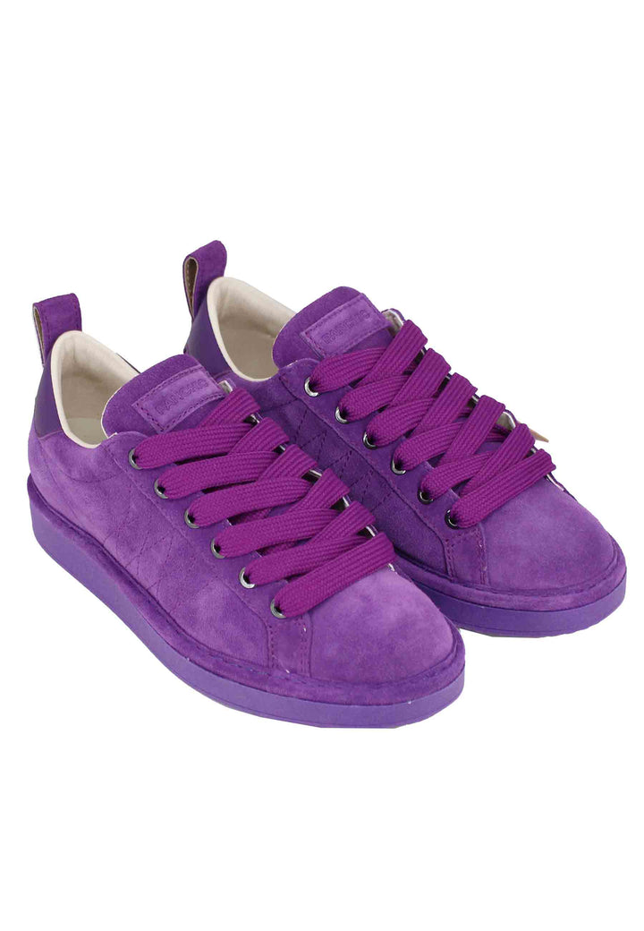Spatarella Sneakers Donna In Eco Camoscio Viola
