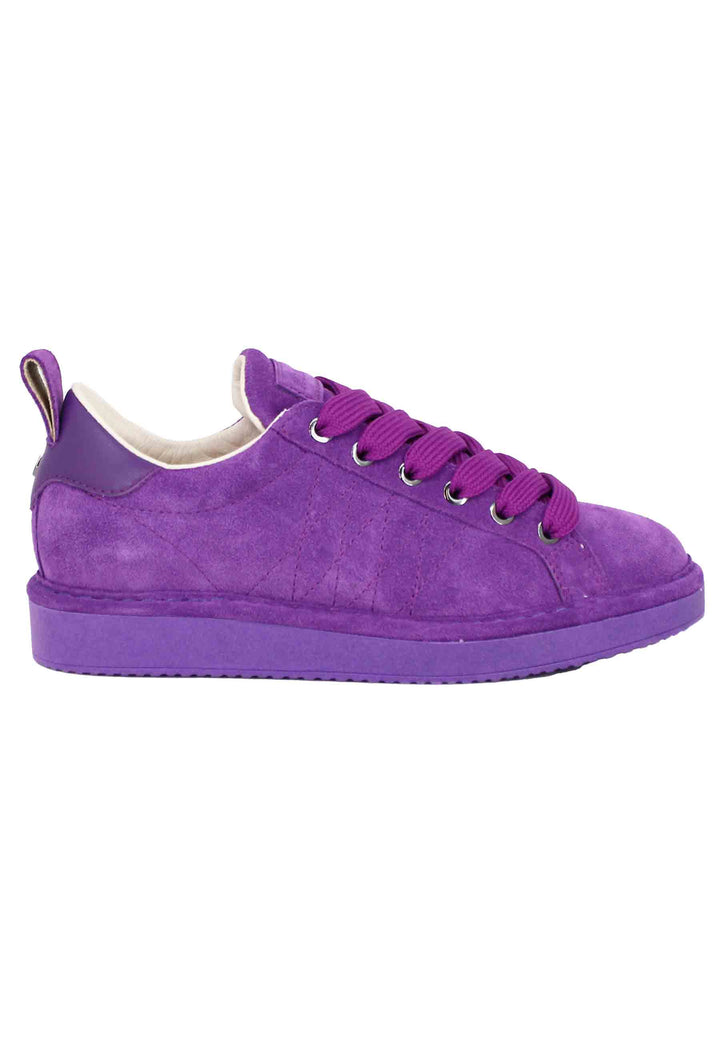 Spatarella Sneakers donna in eco camoscio viola