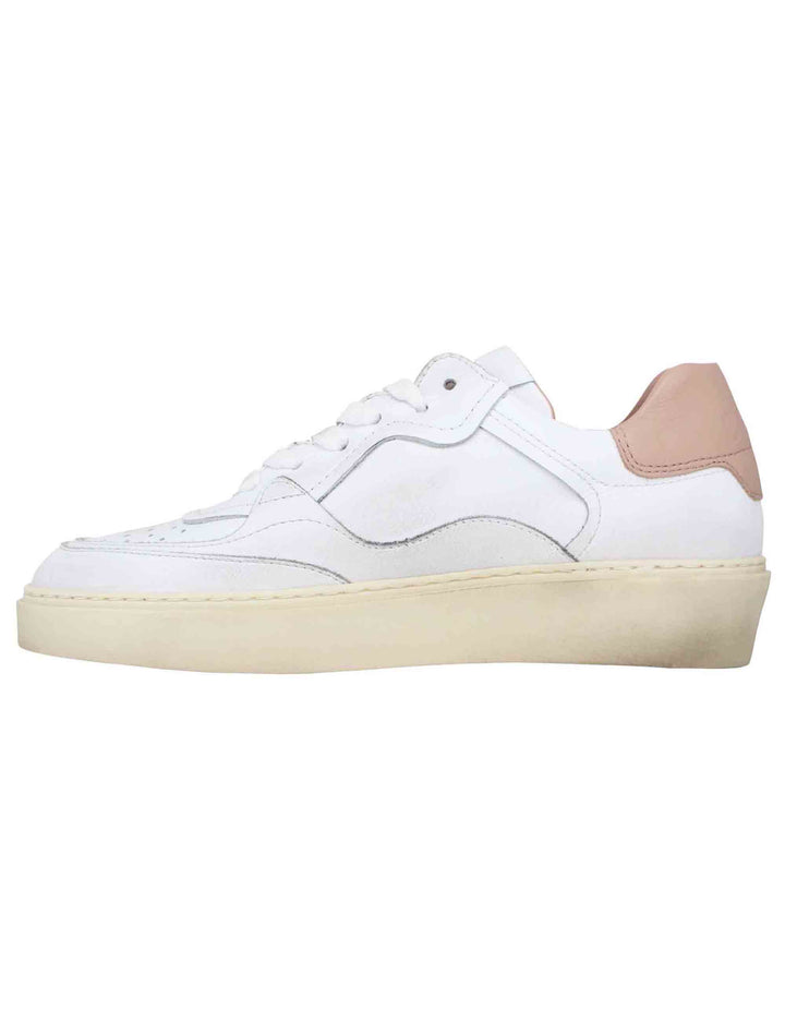 Spatarella Sneakers Donna In Pelle Bianca