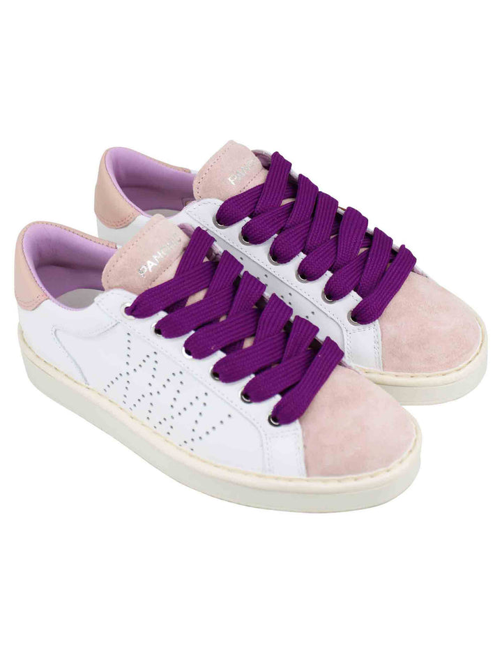 Spatarella Sneakers Donna In Pelle Bianca