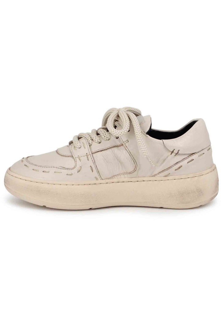 Spatarella Sneakers Donna In Pelle Off White