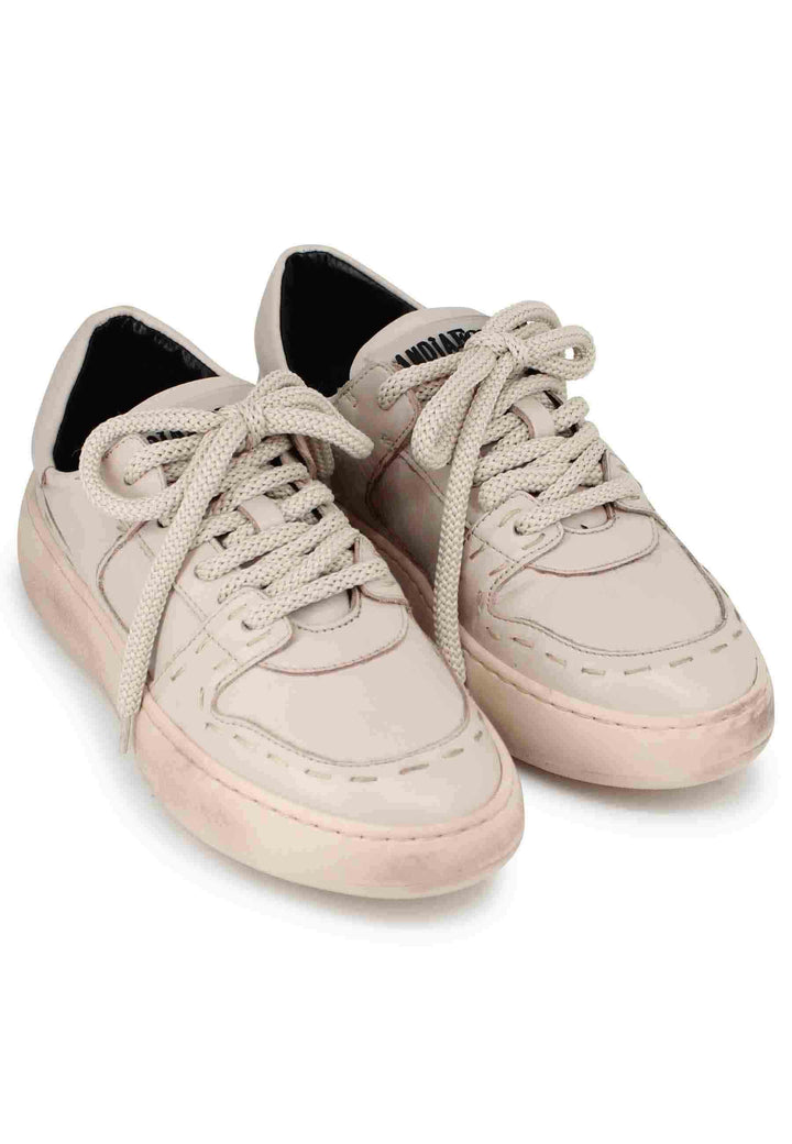 Spatarella Sneakers Donna In Pelle Off White