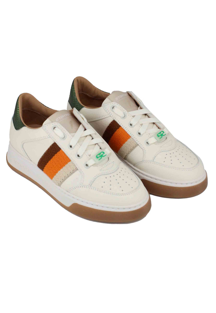 Spatarella Sneakers Donna In Pelle Off White