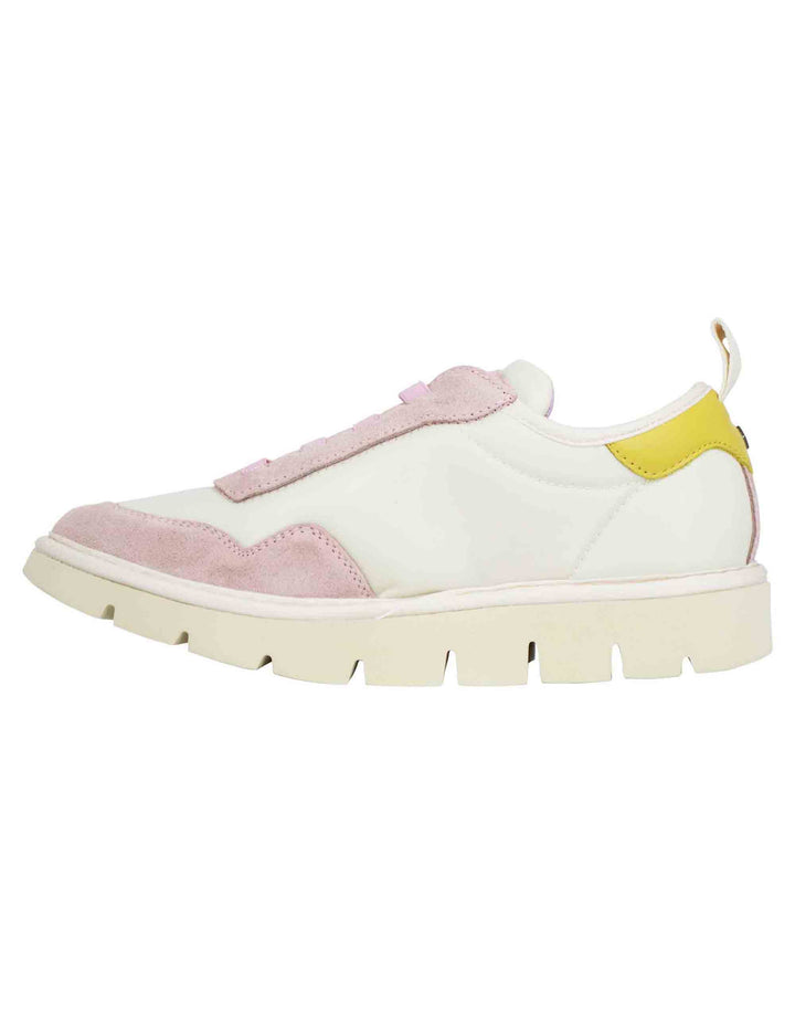 Spatarella Sneakers Donna In Tessuto Off White