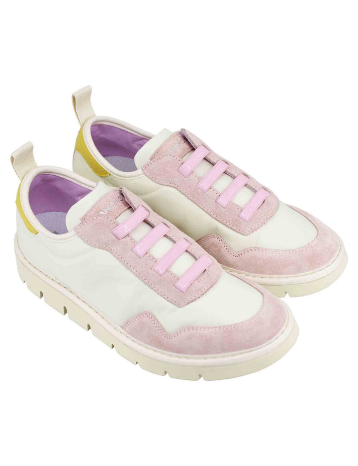 Spatarella Sneakers Donna In Tessuto Off White