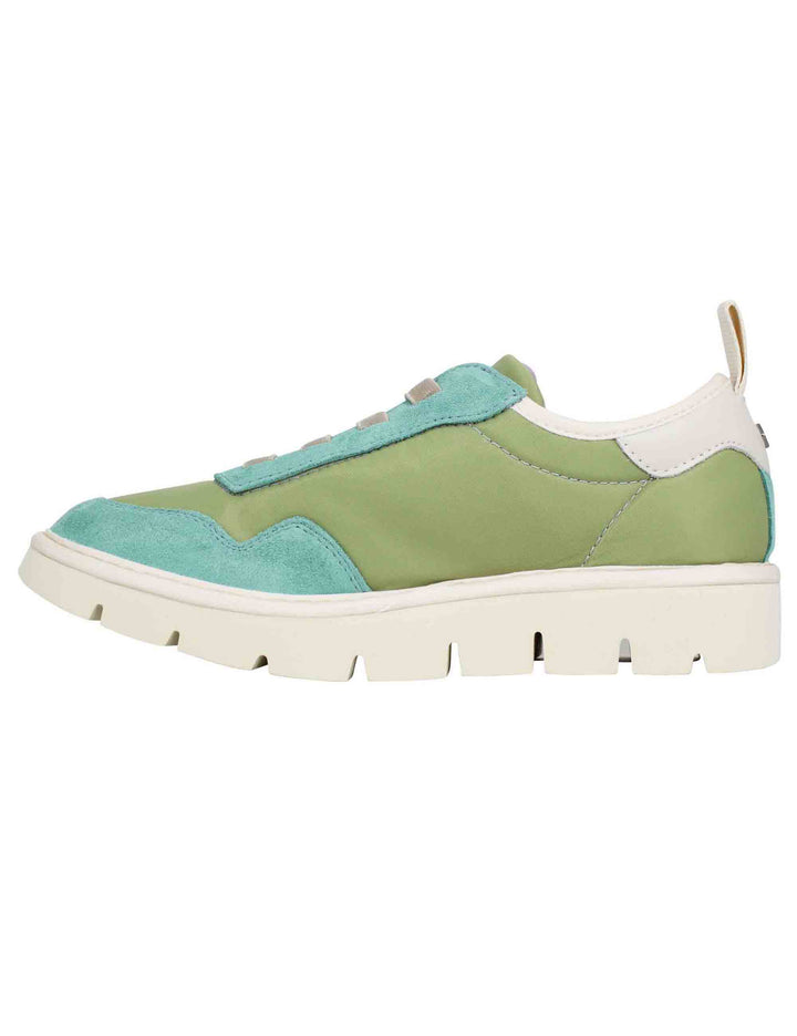 Spatarella Sneakers Donna In Tessuto Verde
