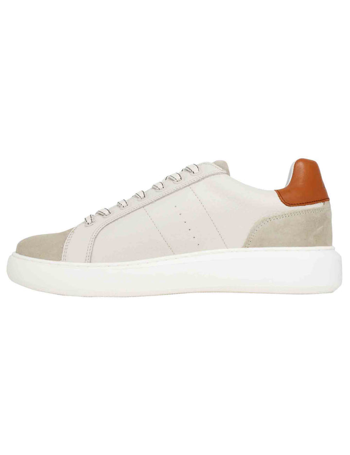 Spatarella Sneakers Uomo Eclipse In Pelle Beige
