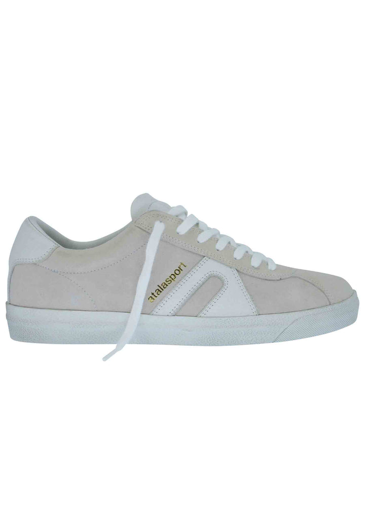 Spatarella Sneakers uomo in camoscio off white
