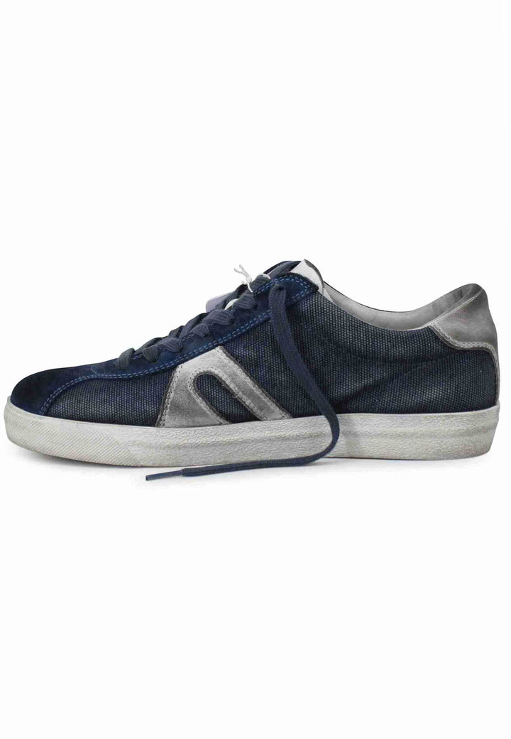 Spatarella Sneakers Uomo In Canvas Vintage Blu
