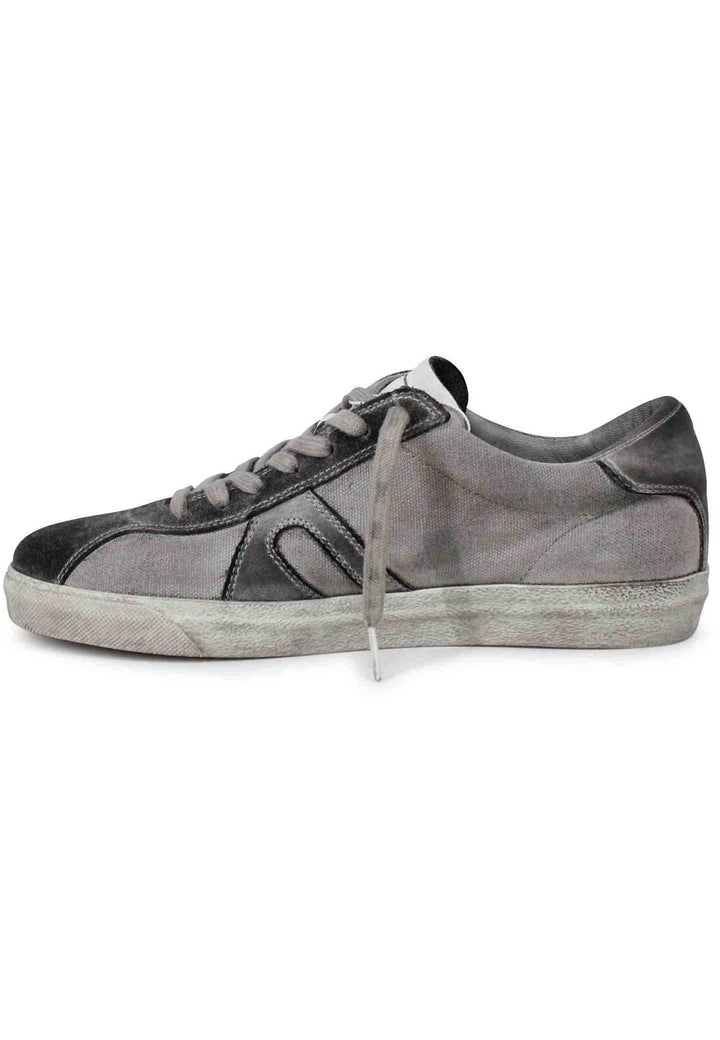 Spatarella Sneakers Uomo In Canvas Vintage Grigio
