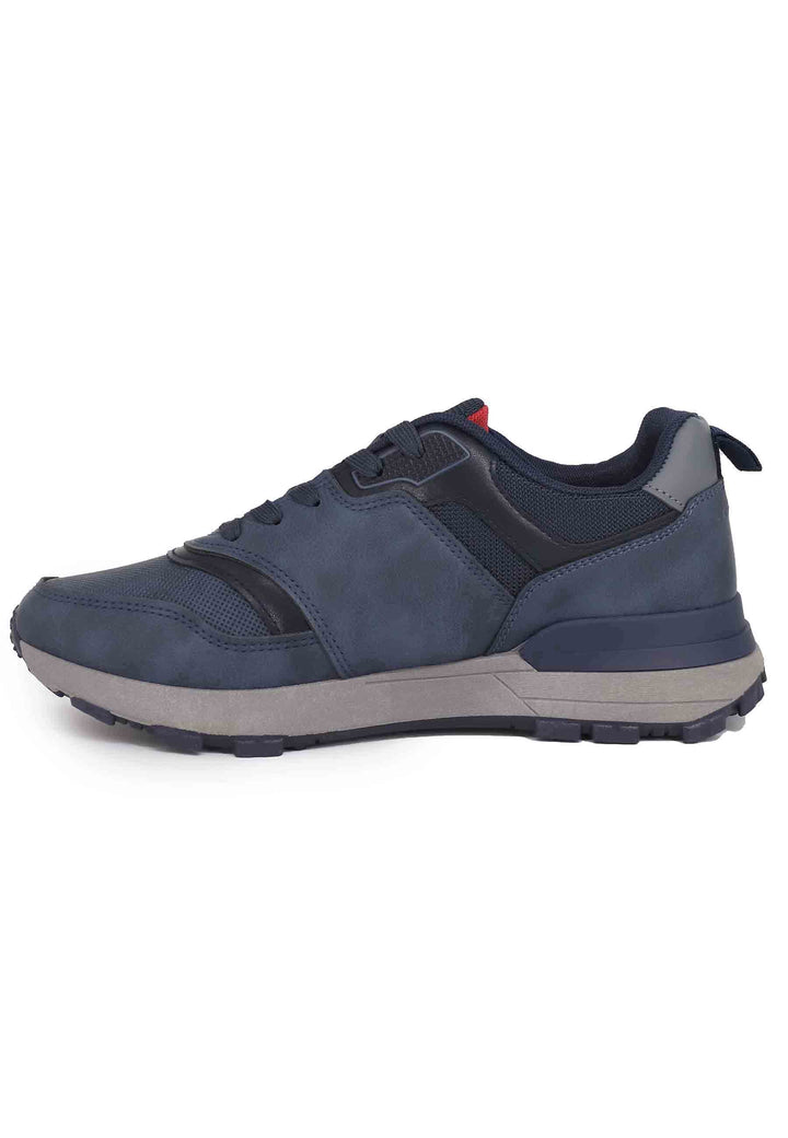 Spatarella Sneakers Uomo In Eco Pelle Blu