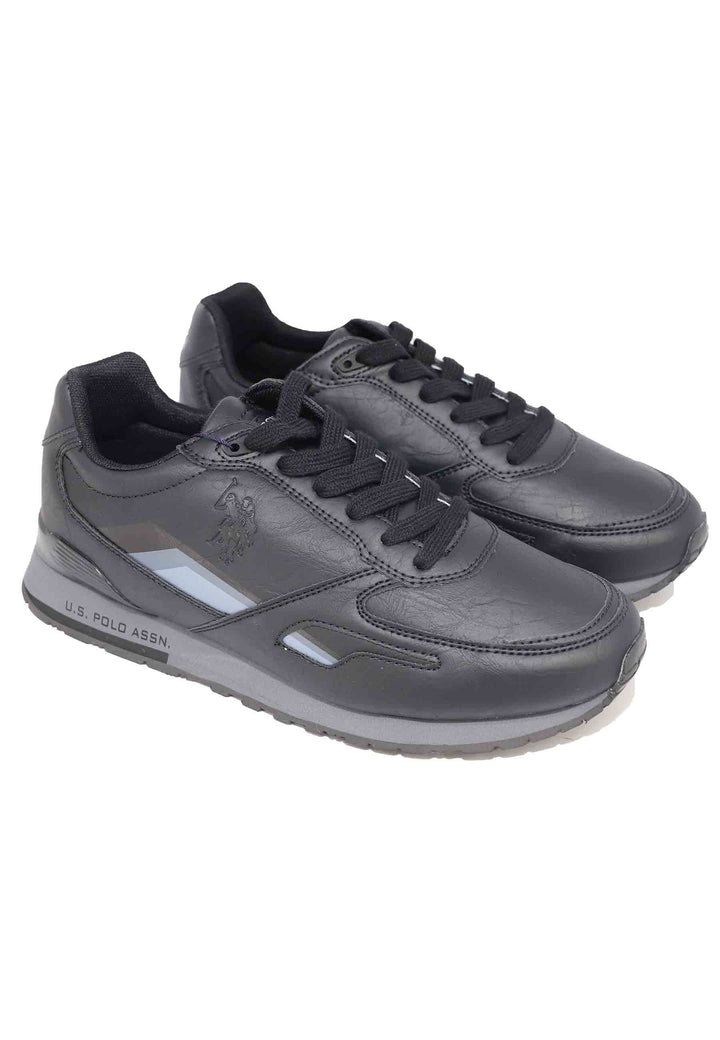 Spatarella Sneakers Uomo In Eco Pelle Nero