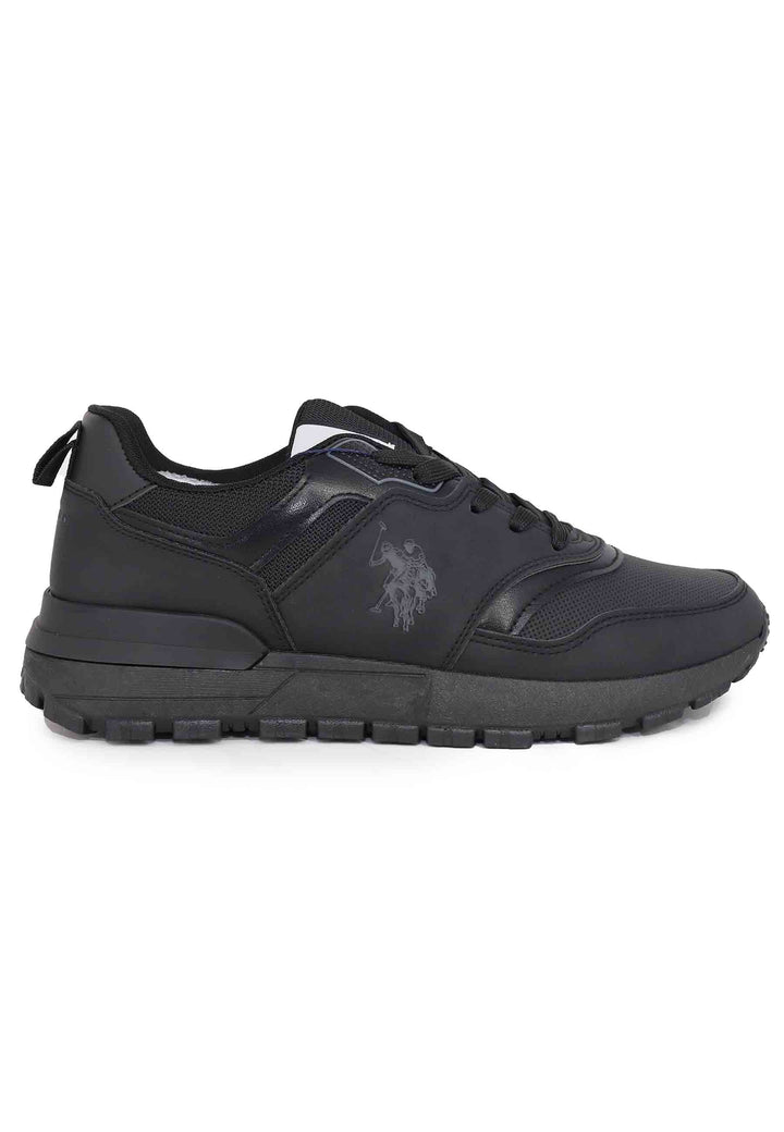 Spatarella Sneakers Uomo In Eco Pelle Nero