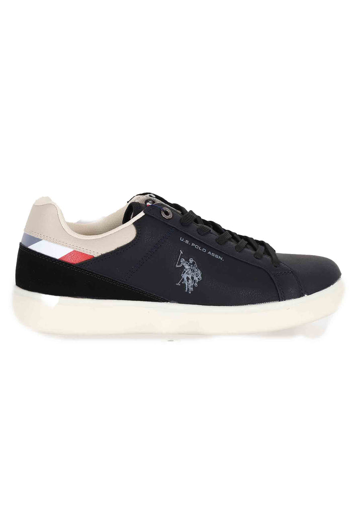 Spatarella Sneakers Uomo In Eco Pelle Nero