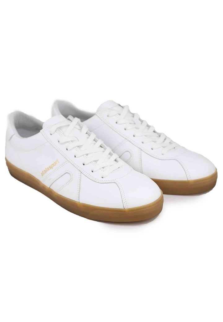 Spatarella Sneakers Uomo In Pelle Bianca