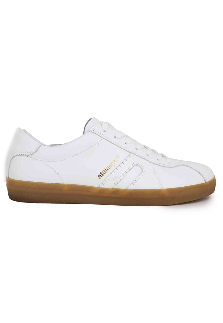Spatarella Sneakers uomo in pelle bianca