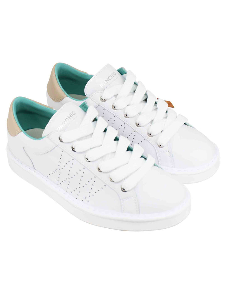 Spatarella Sneakers Uomo In Pelle Bianca
