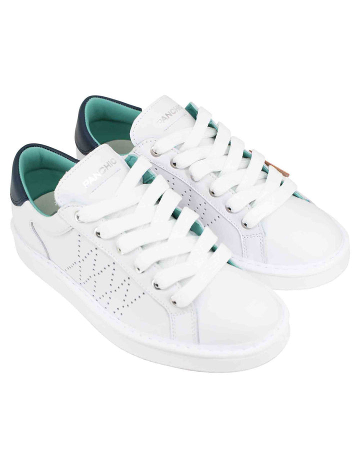 Spatarella Sneakers Uomo In Pelle Bianca