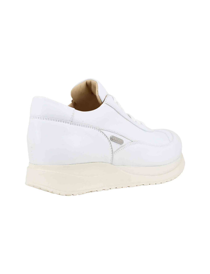 Spatarella Sneakers Uomo In Pelle Bianca