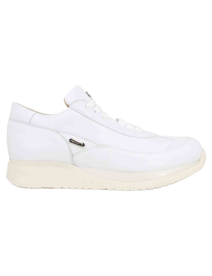 Spatarella Sneakers uomo in pelle bianca