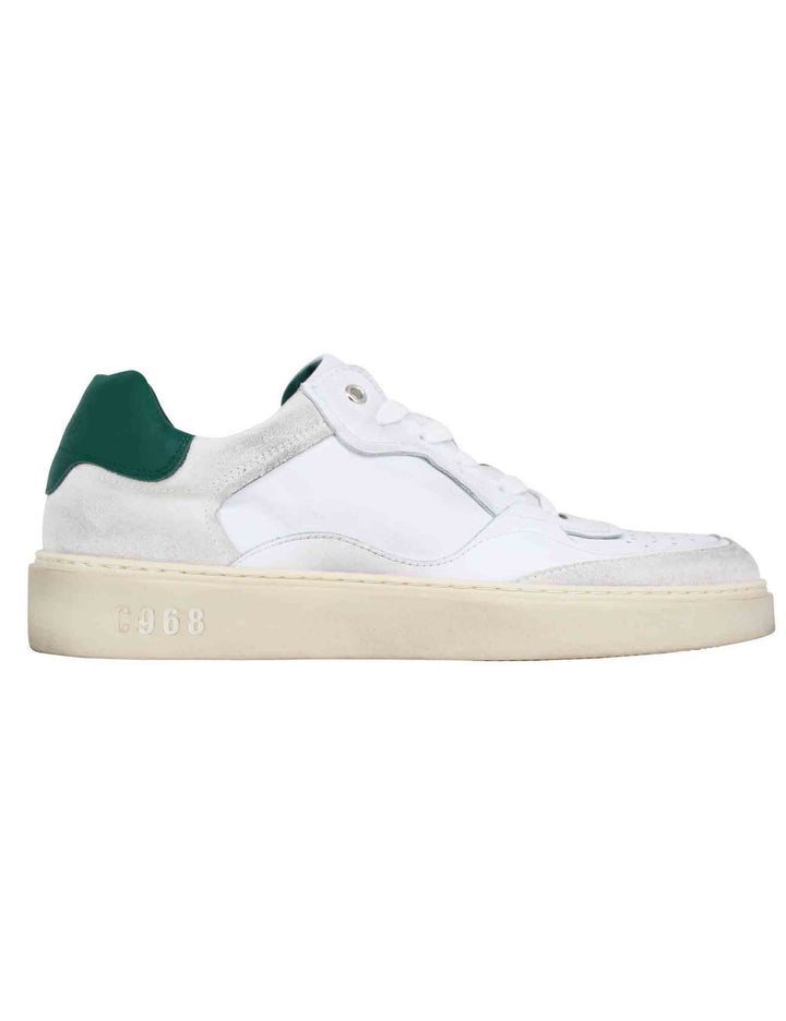 Spatarella Sneakers Uomo In Pelle Bianca