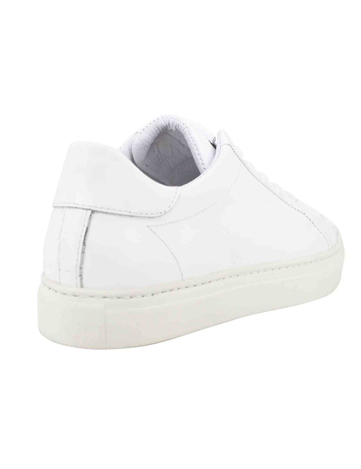 Spatarella Sneakers Uomo In Pelle Bianca