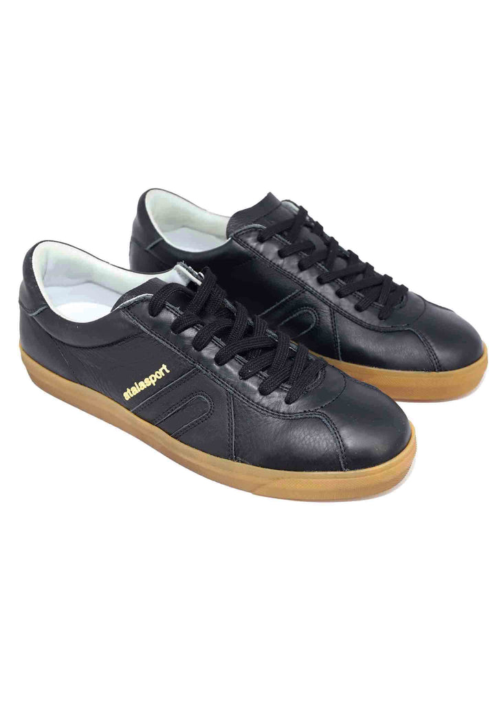 Spatarella Sneakers Uomo In Pelle Nera