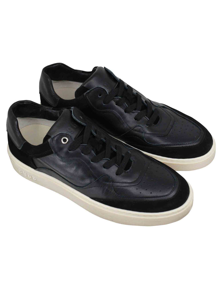Spatarella Sneakers Uomo In Pelle Nera