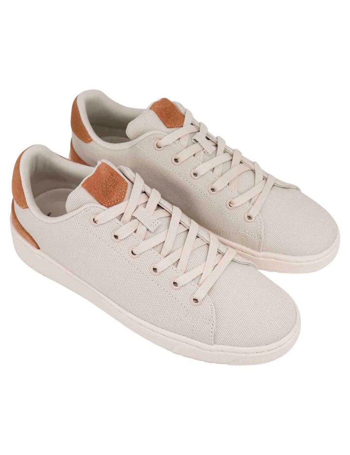 Spatarella Sneakers Uomo In Tessuto Beige