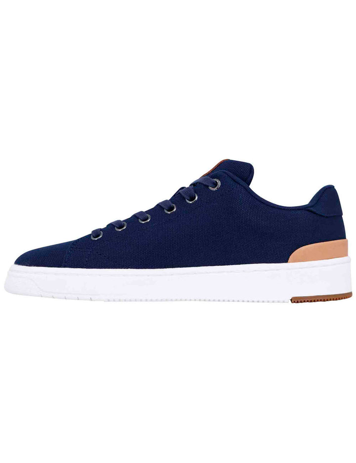 Spatarella Sneakers Uomo In Tessuto Blu