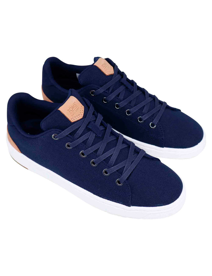 Spatarella Sneakers Uomo In Tessuto Blu