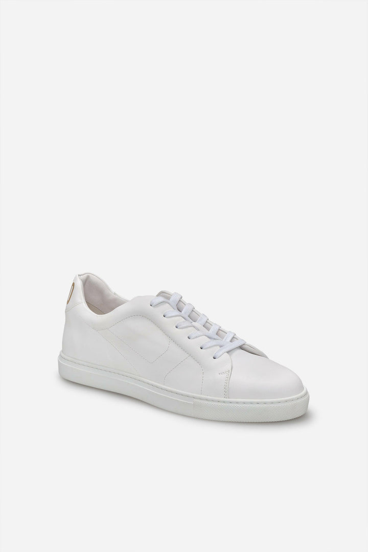 Spatarella Sneakers Uomo N.100 In Pelle Bianca