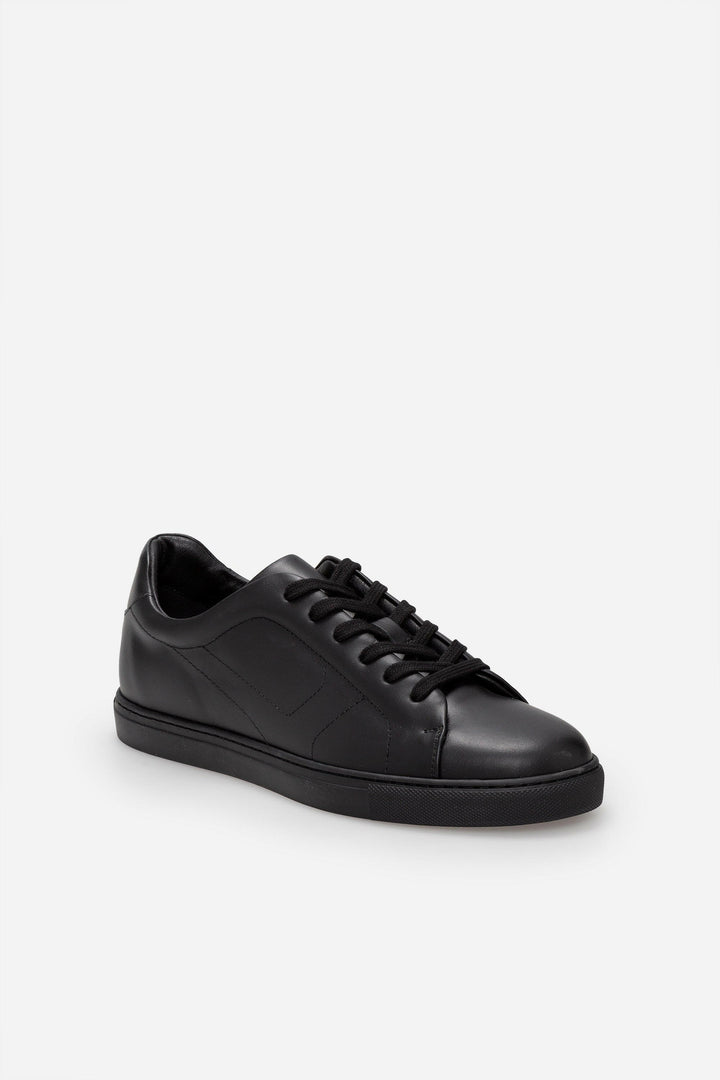 Spatarella Sneakers Uomo N.100 In Pelle Nera