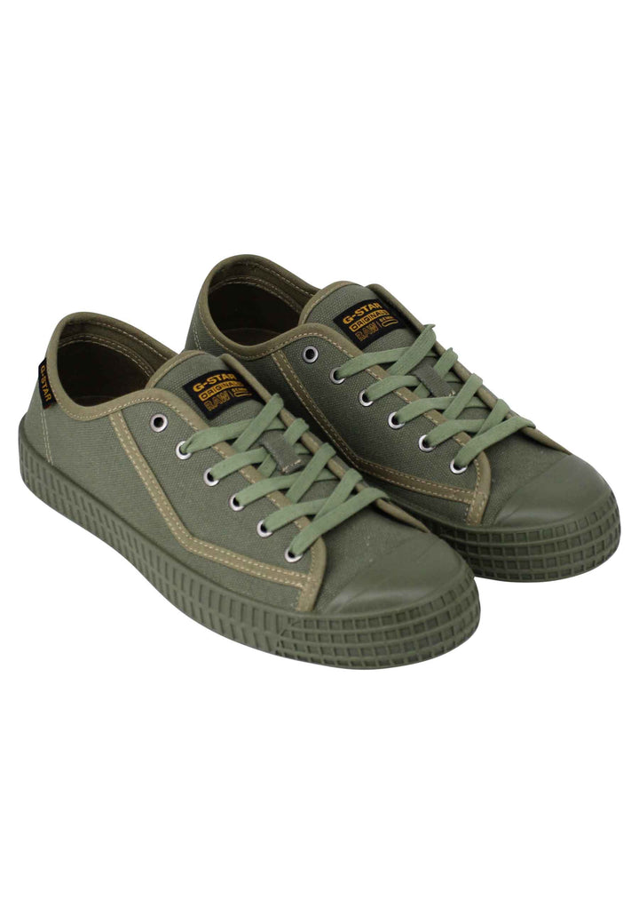 Spatarella Sneakers Uomo Rovulc II In Canvas Verde