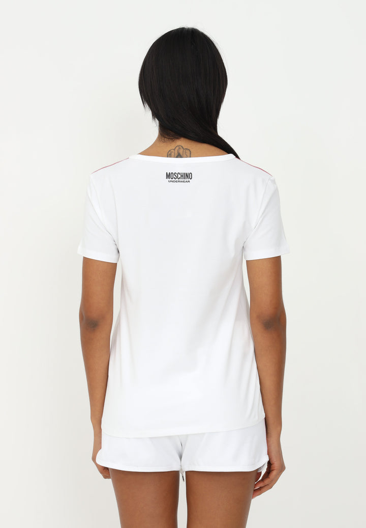 Spatarella T-shirt Donna In Cotone Bianco