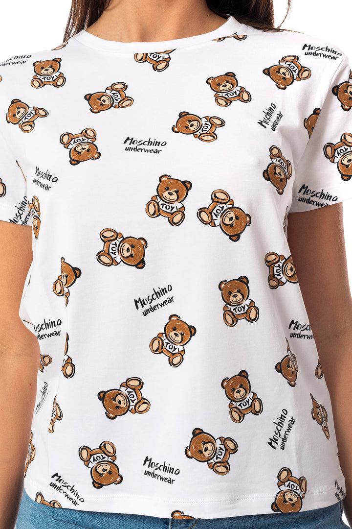 Spatarella T-shirt donna in cotone bianco