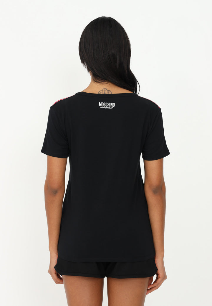 Spatarella T-shirt Donna In Cotone Nero