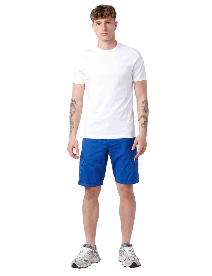 Spatarella T-shirt uomo in cotone bianco